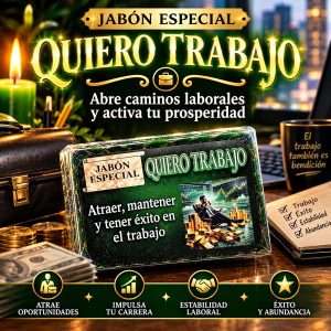 JABÓN QUIERO TRABAJO
